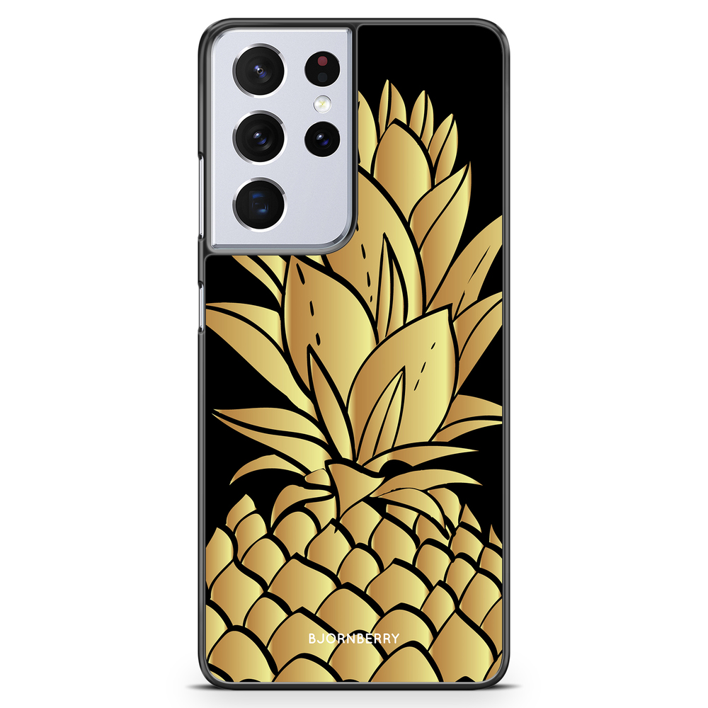 Samsung Galaxy S21 Ultra Case - Gold Pineapple