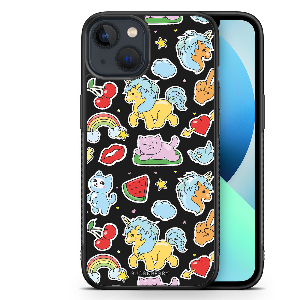 iPhone 13 Mini Case - Cute Stickers