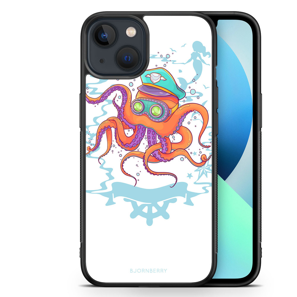 iPhone 13 Mini Case - Captain Octopus