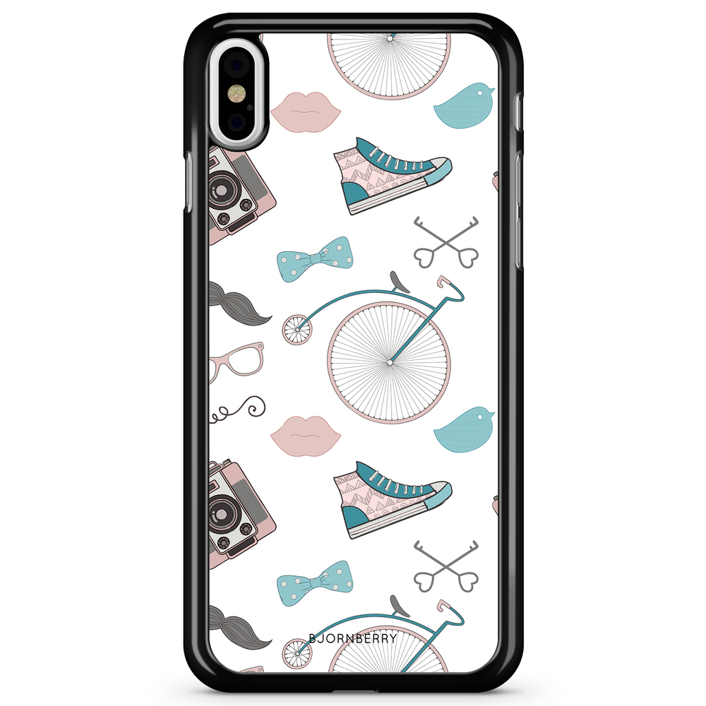 iPhone X / XS Case - Hipster Pattern