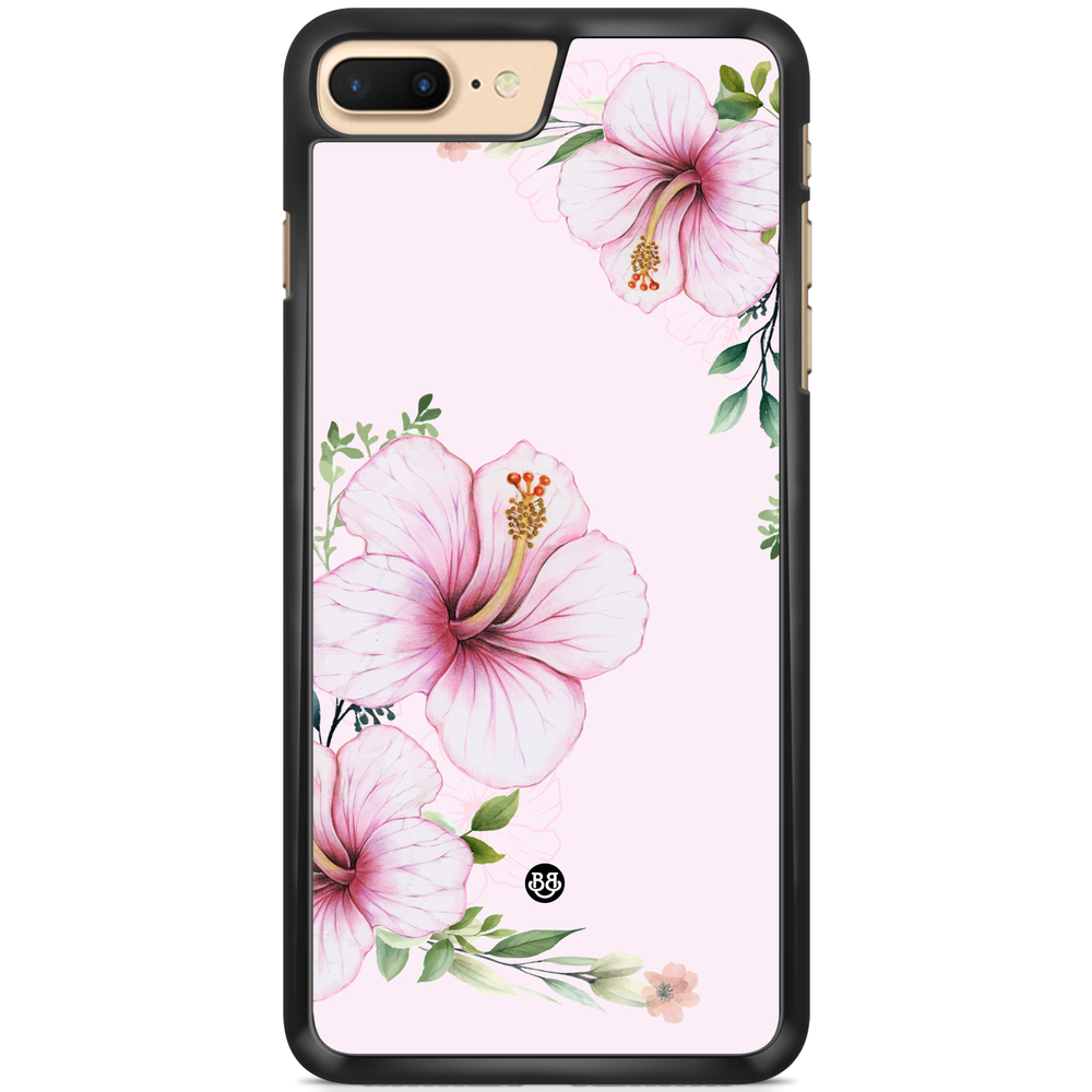 iPhone 7 Plus Case - WILD BLOOM - Soft Hibiscus