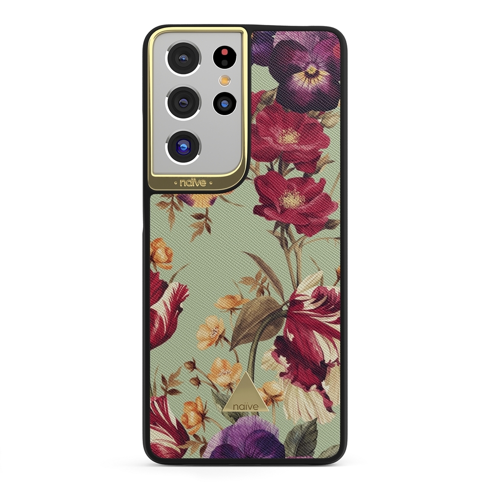 Naive Samsung Galaxy S21 Ultra Case - Pansy Pansy