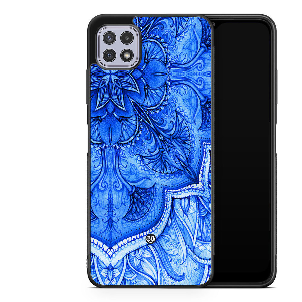 Samsung Galaxy A22 4G Case - Blue Vintage