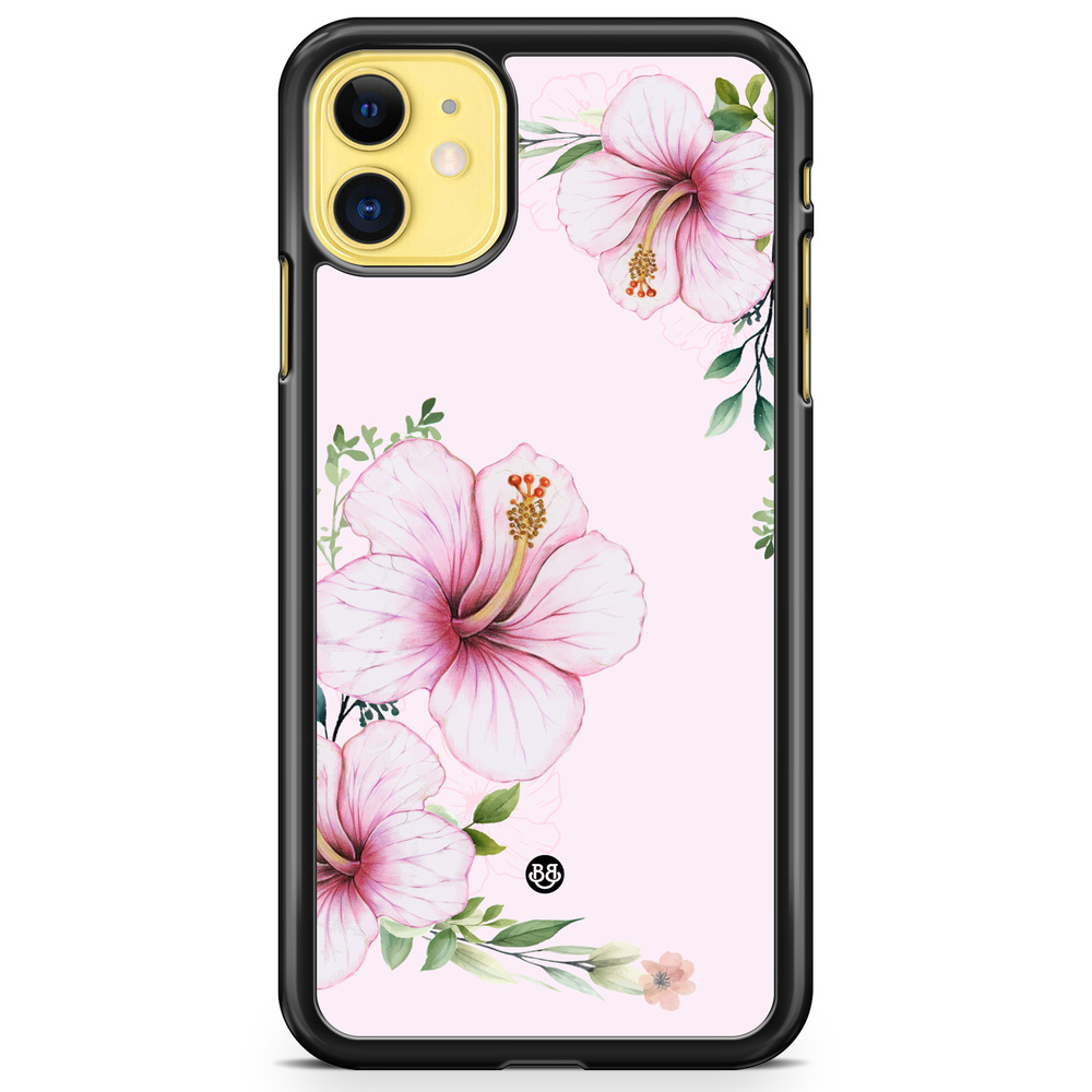iPhone 11 Case - WILD BLOOM - Soft Hibiscus