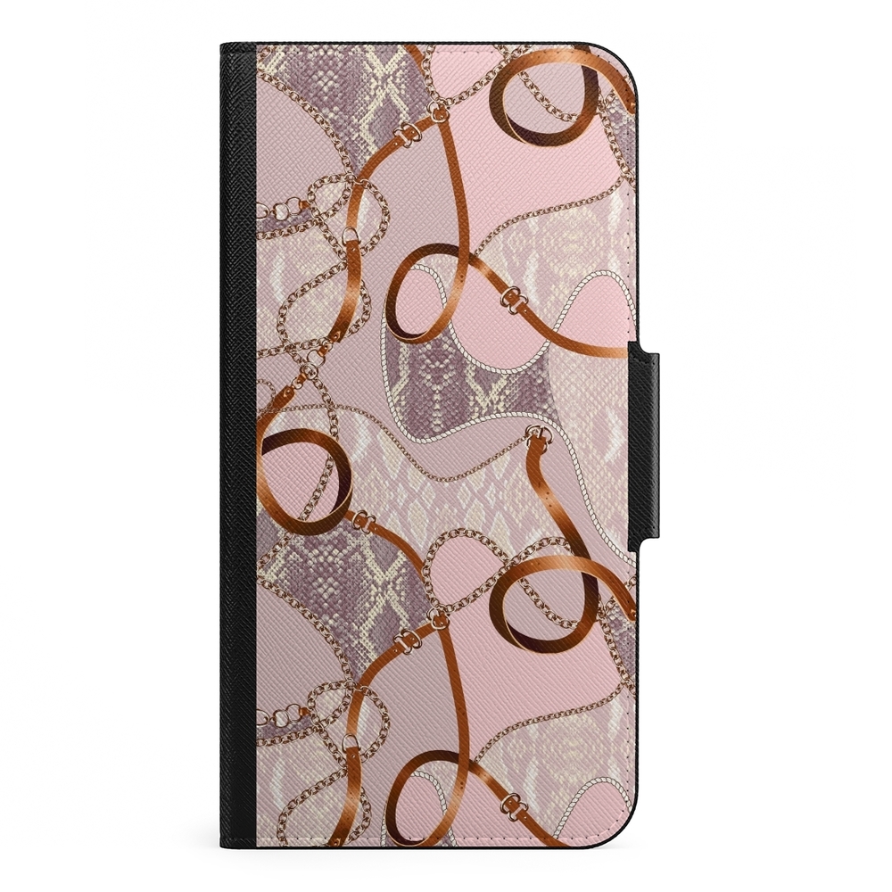 Naive iPhone 13 Pro Max Wallet Case- Chains
