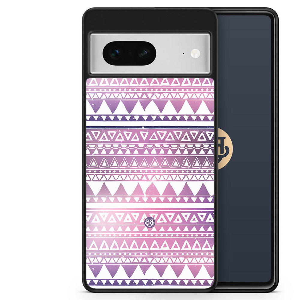 Google Pixel 7 Case - Purple Aztec