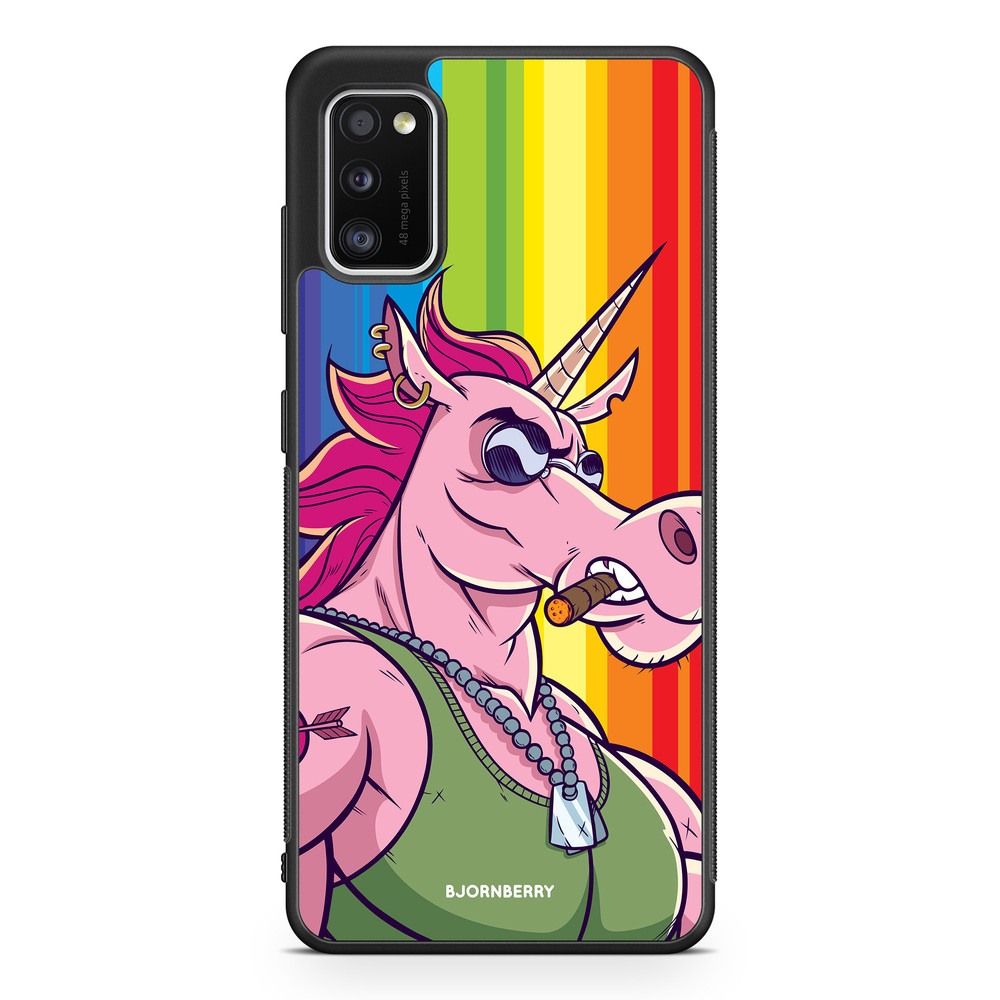 Samsung Galaxy A41 Case - Muscle Unicorn