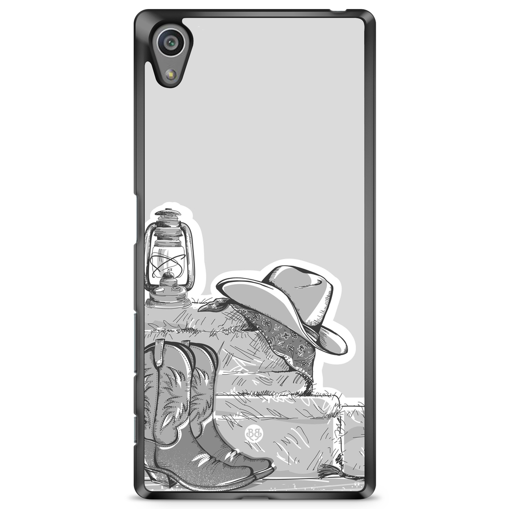 Sony Xperia Z5 Premium Case - Western Black/White