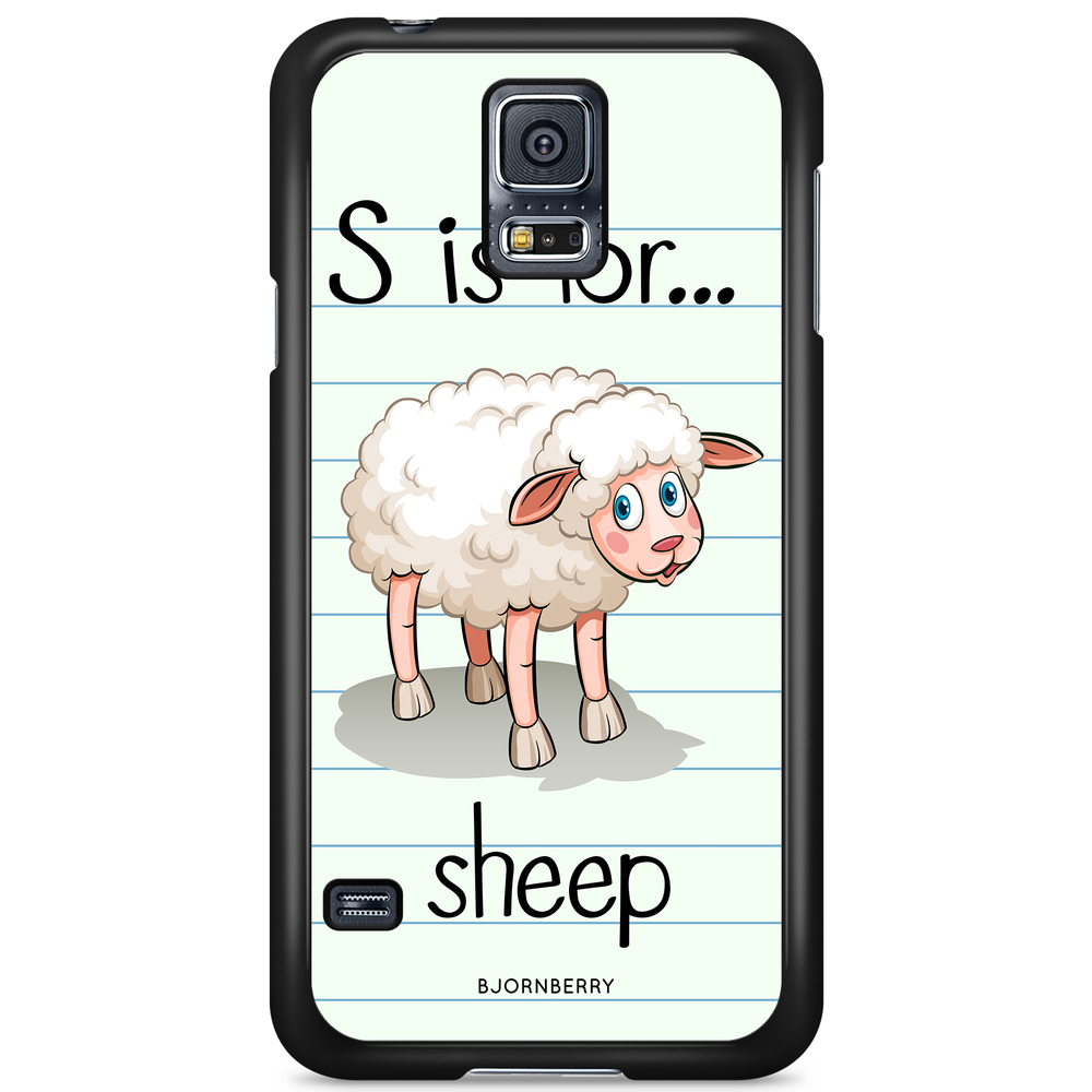 Samsung Galaxy S5/S5 NEO Case - S is for Sheep