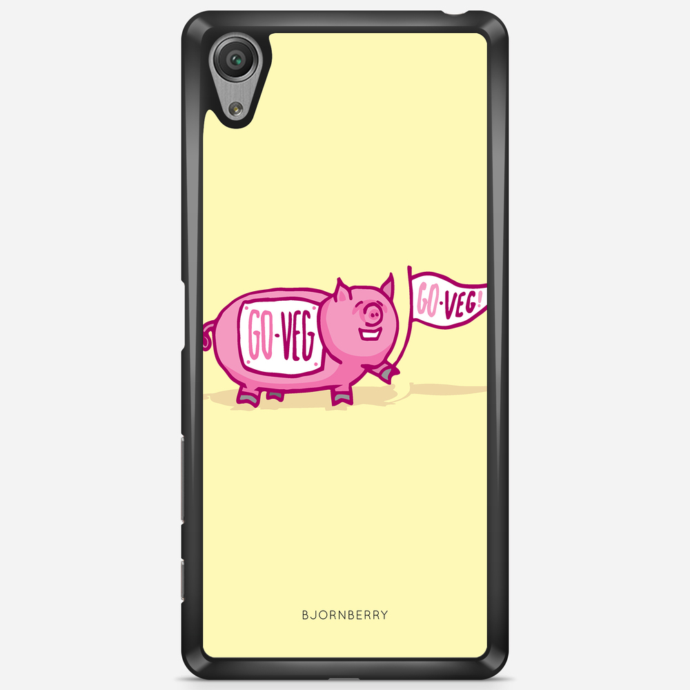 Sony Xperia X Performance Case - Pink Pig