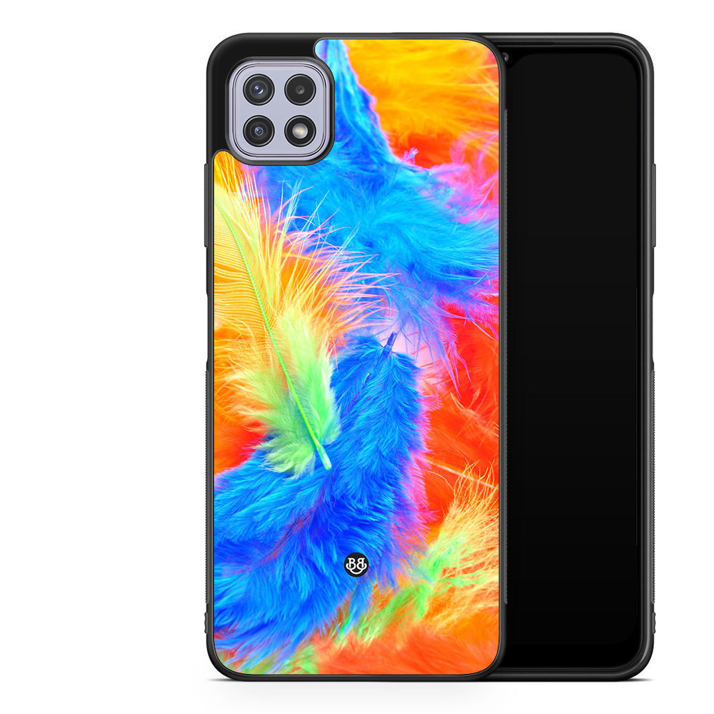 Samsung Galaxy A22 4G Case - Easter Feathers