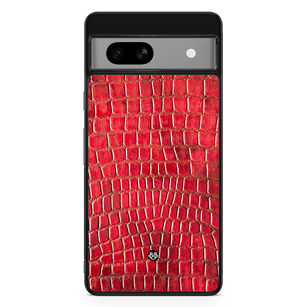 Google Pixel 7a Case - Red Snake