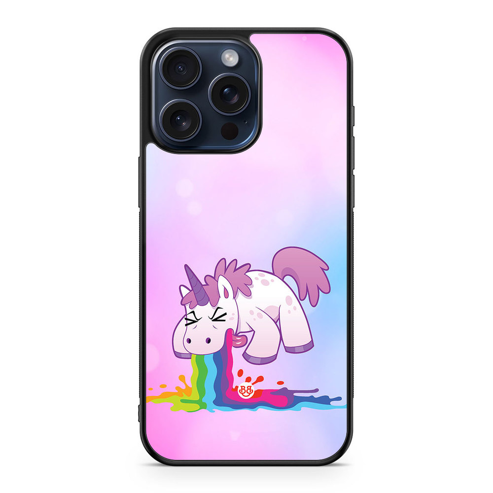 iPhone 15 Pro Max Case - Puking Unicorn