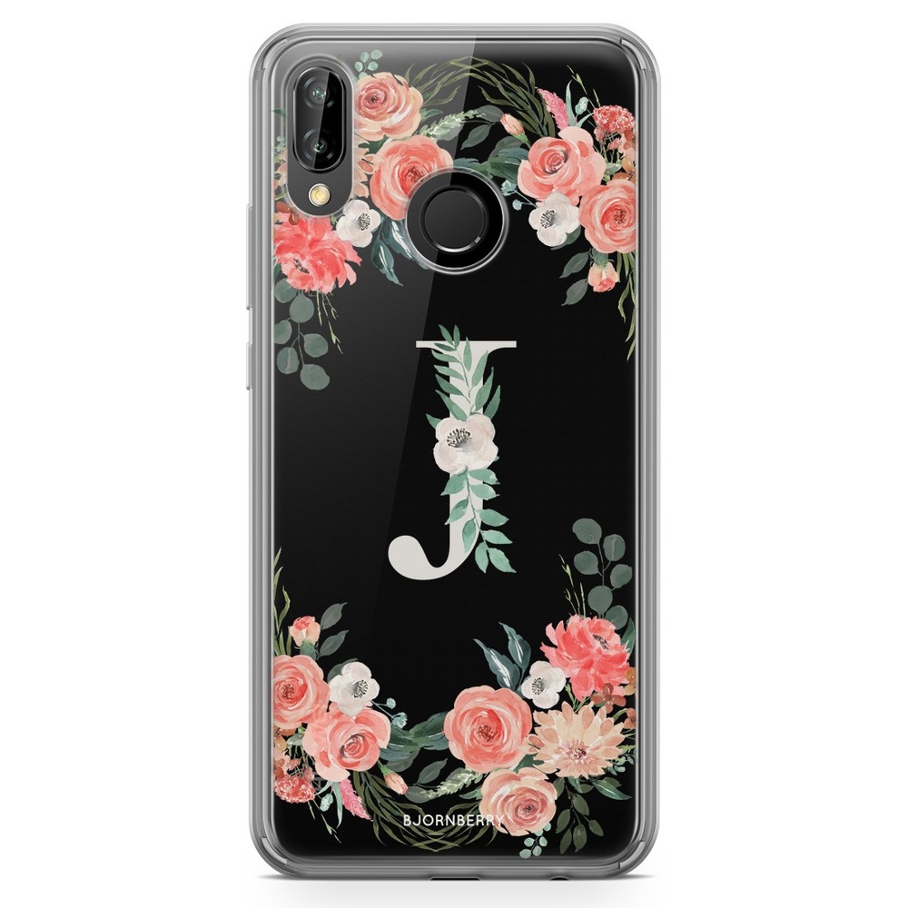Huawei P20 Lite Fashion Case - Monogram J