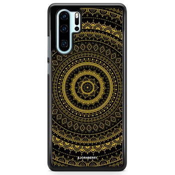 Huawei P30 Pro Case - Black Gold Mandala
