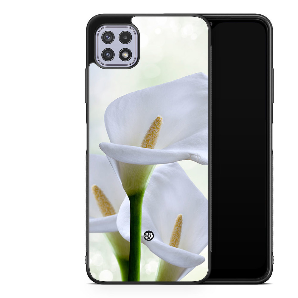 Samsung Galaxy A22 4G Case - White Flower