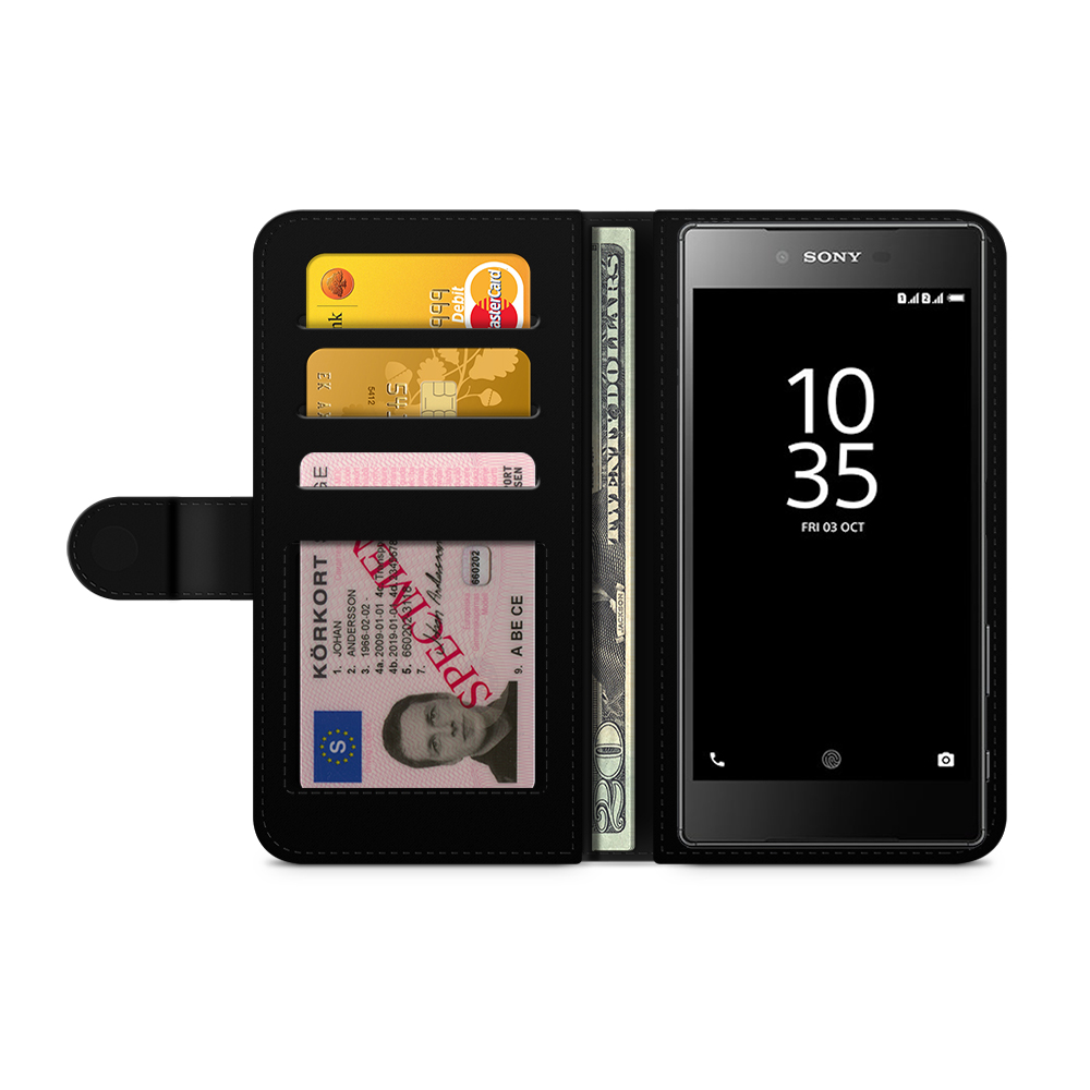 Sony Xperia Z5 Premium Wallet Custom - Monogram Sand - 2