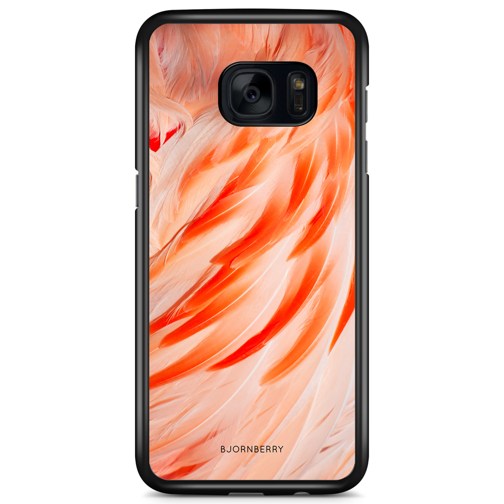 Samsung Galaxy S7 Case - Flamingo Feathers