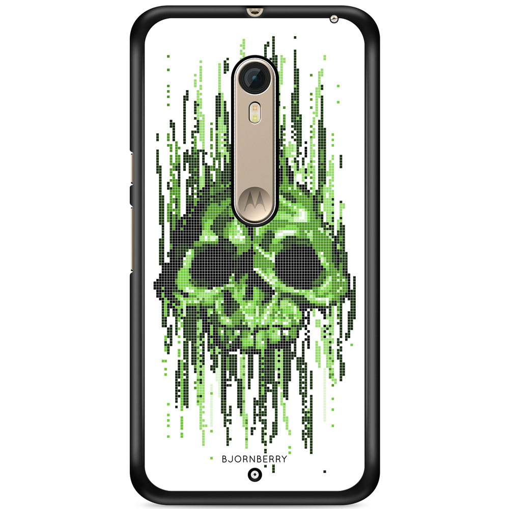 Moto X Style Case - Data Virus Skull