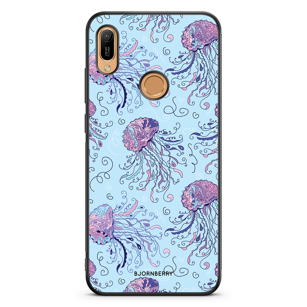 Huawei Y6 2019 Case - Cartoon Jellyfish