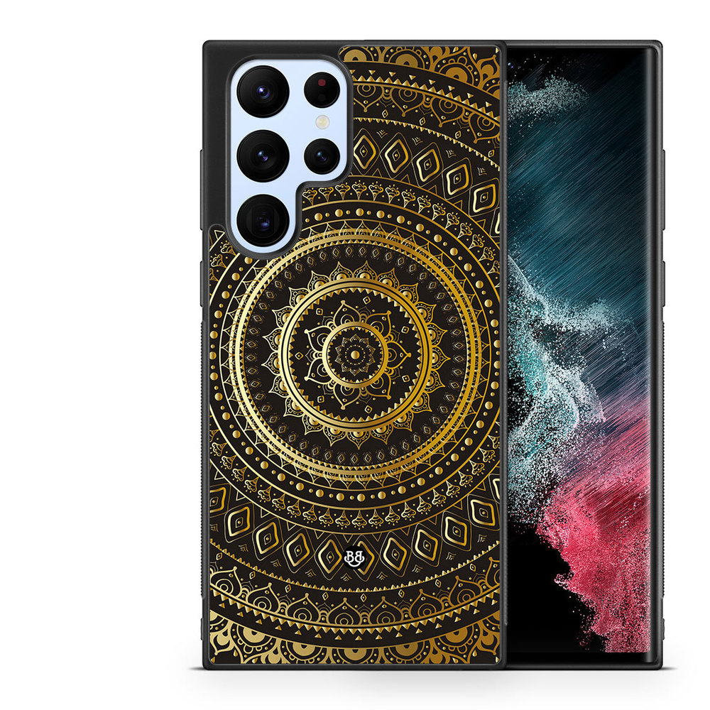 Samsung Galaxy S23 Ultra 5G Case - Gold Mandala