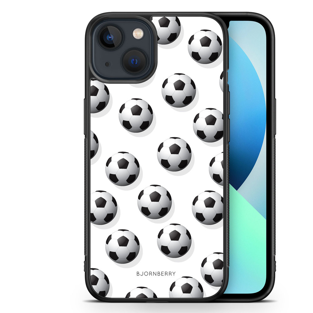 iPhone 13 Mini Case - Footballs Pattern