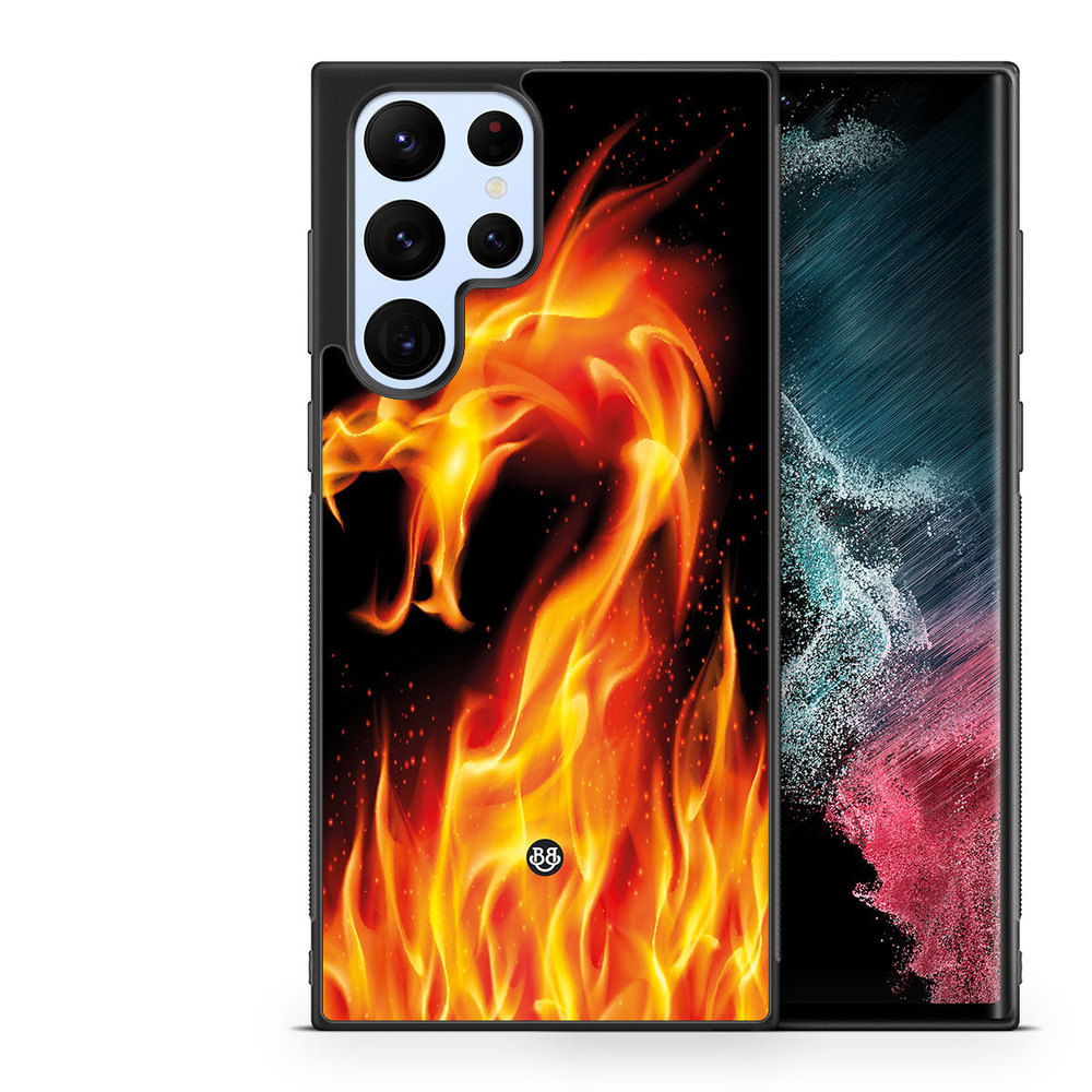 Samsung Galaxy S23 Ultra 5G Case - Flames Dragon
