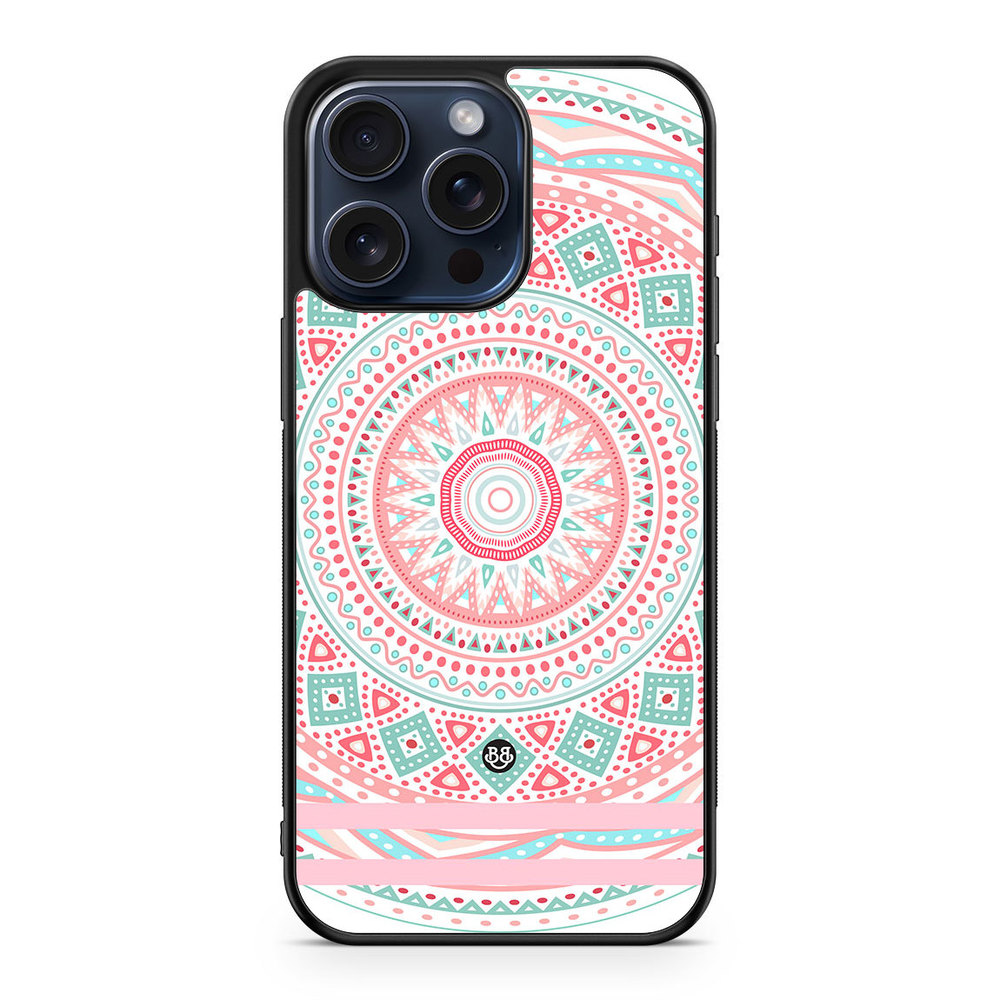 iPhone 15 Pro Max Case - Pastel Mandala