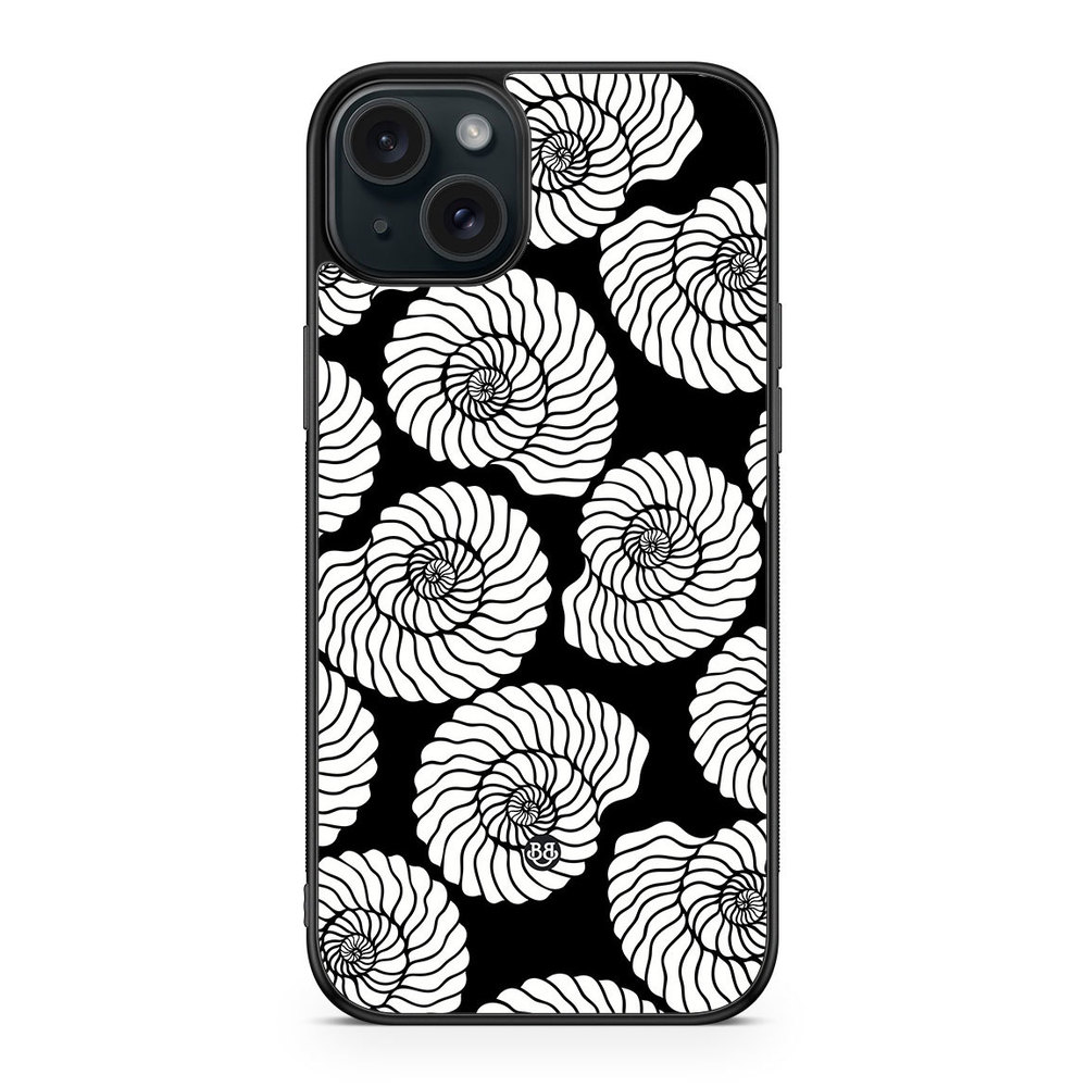 iPhone 15 Plus Case - Seashell BW