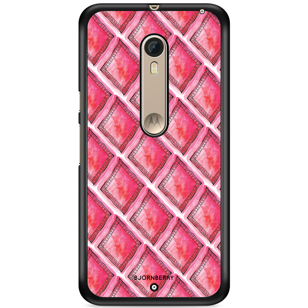 Moto X Style Case - Red Rhombus