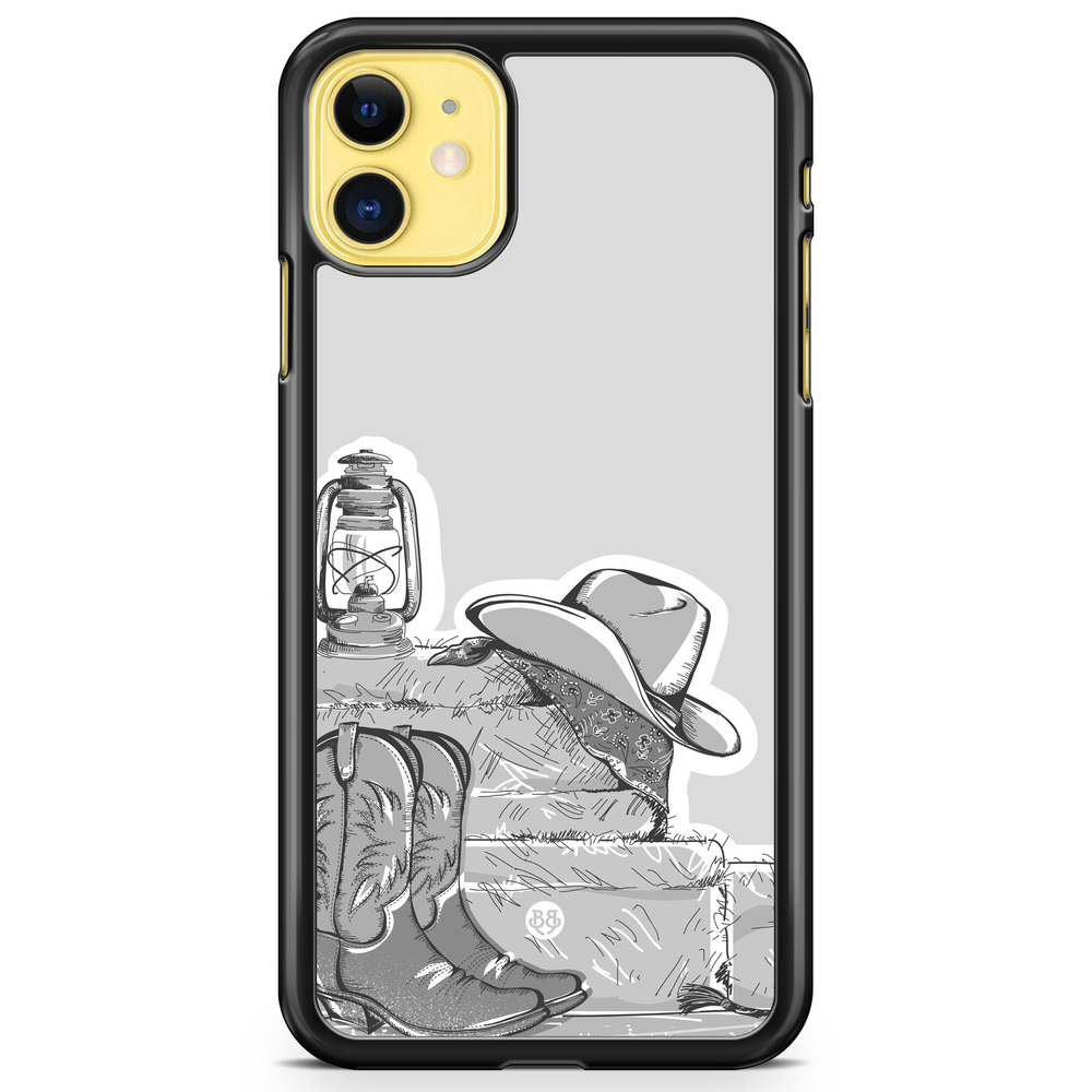 iPhone 11 Case - Western Black/White