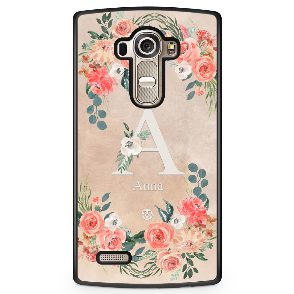 LG G4 Case Custom - Monogram Sand