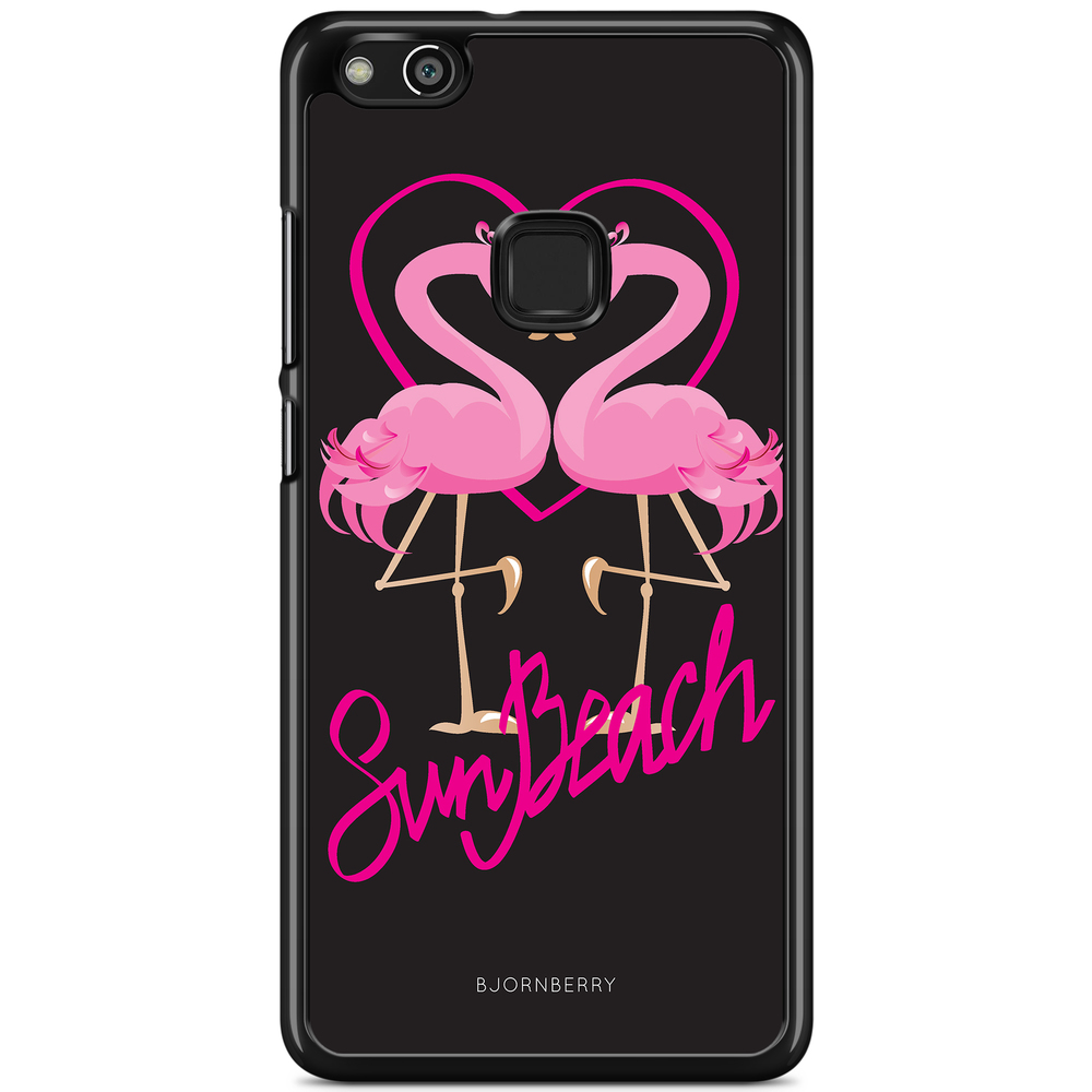 Huawei P10 Lite Case - Sun Beach Flamingo
