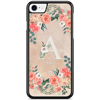iPhone 7 Custom Skal - Monogram Sand