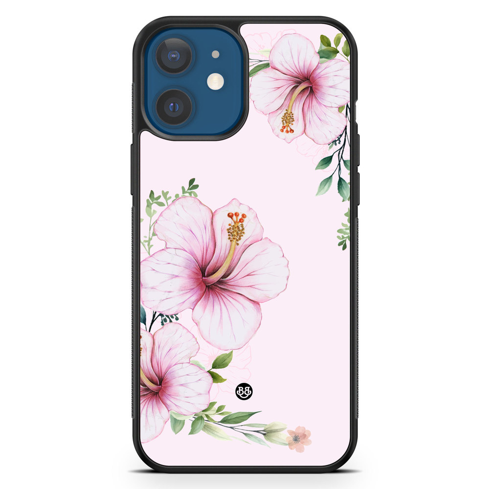 iPhone 12 Case - WILD BLOOM - Soft Hibiscus
