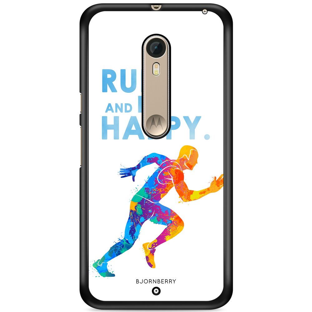 Moto X Style Case - Run and be happy