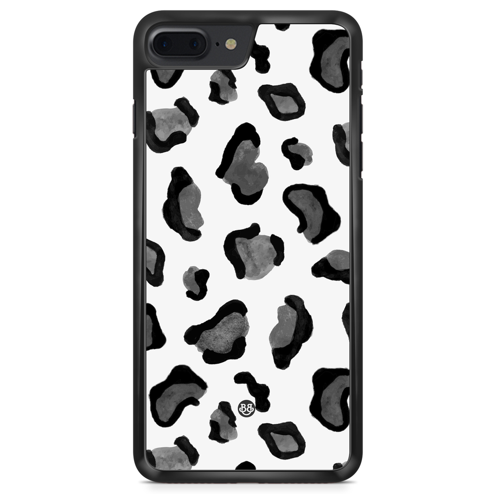 iPhone 8 Plus Case - Grey Leopard