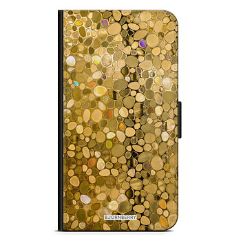 Moto G5 Plus Wallet Case - Stained Glass Gold