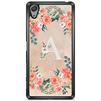 Sony Xperia XA1 Case Custom - Monogram Sand