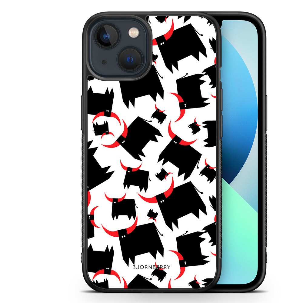 iPhone 13 Mini Case - Bull Red Horns