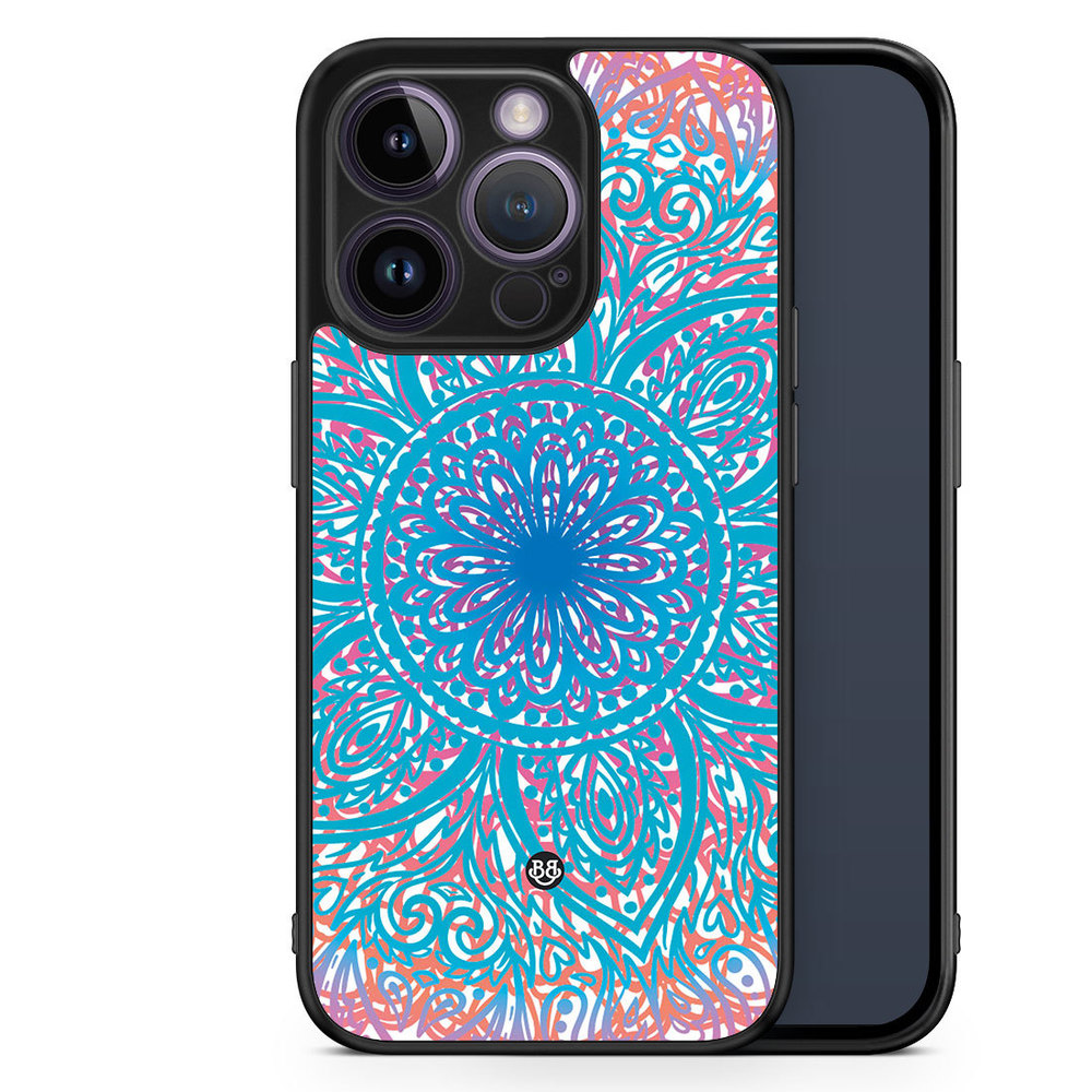 iPhone 14 Pro Case - Pastel Mandala