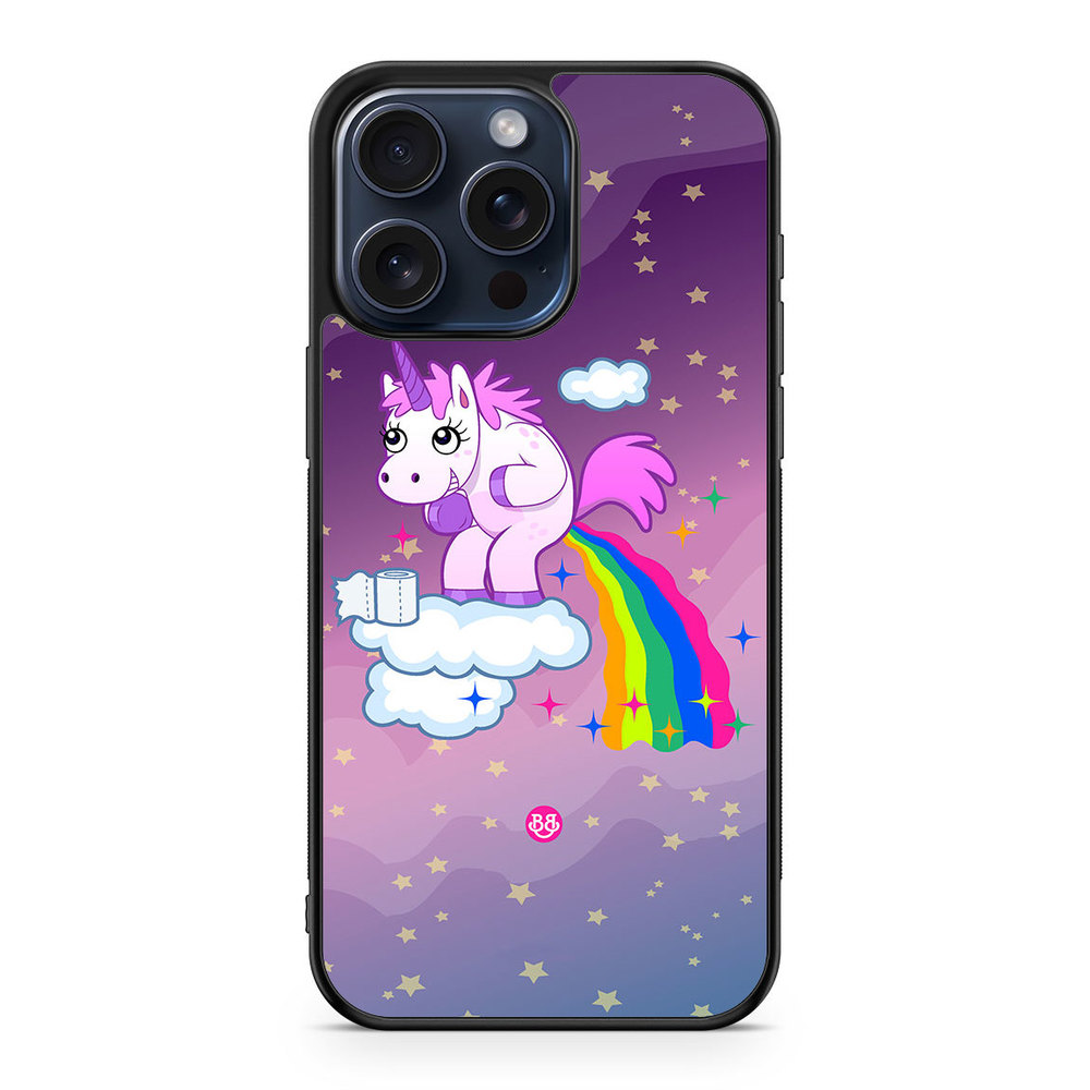 iPhone 15 Pro Max Case - Pooping Unicorn - BJORNBERRY