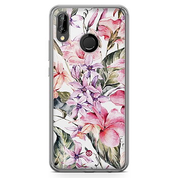 Huawei P20 Lite Fashion Skal - Vattenfärg Blommor