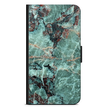 Xiaomi Redmi Note 9 Plånboksfodral - Grön Marmor