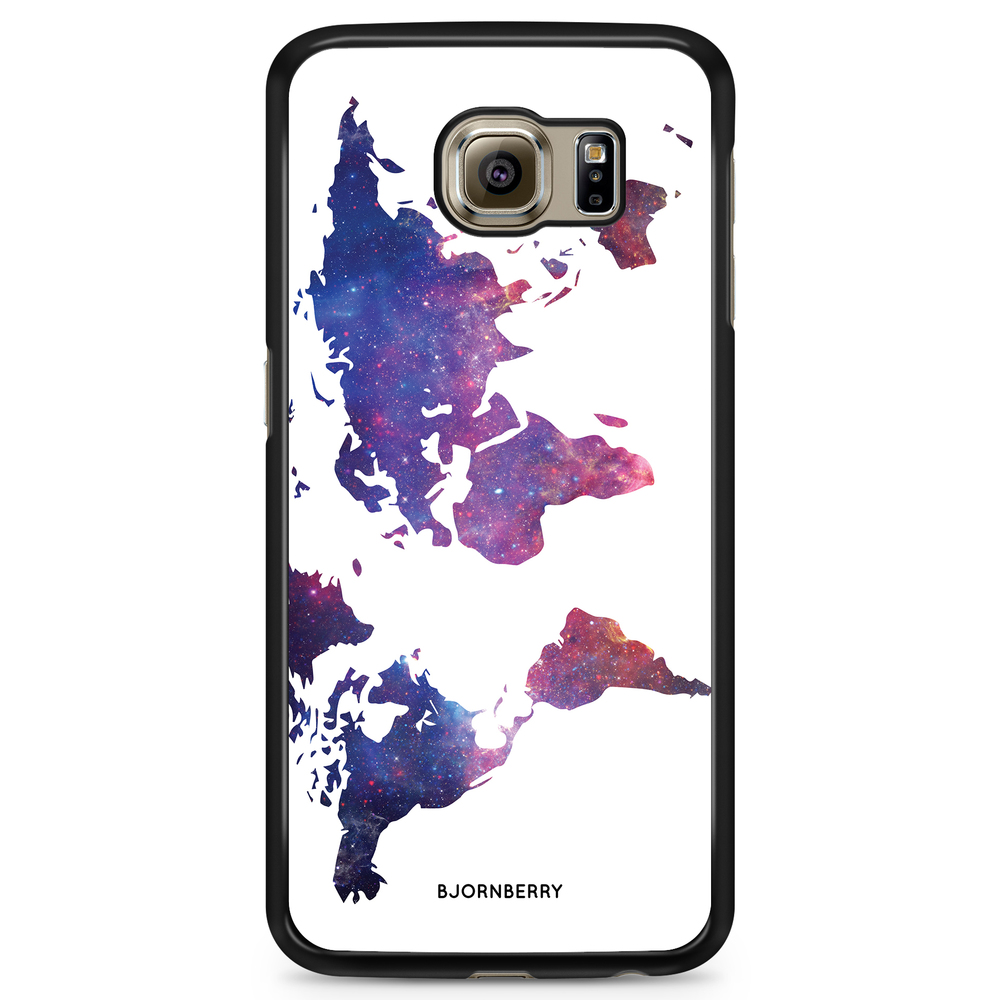 Samsung Galaxy S6 Edge Case - World Map Space