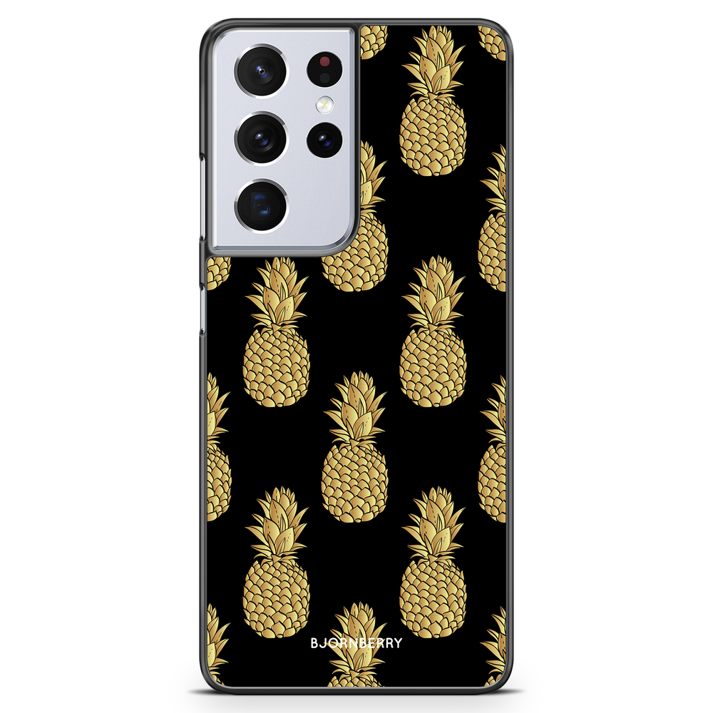 Samsung Galaxy S21 Ultra Case - Gold Pineapples