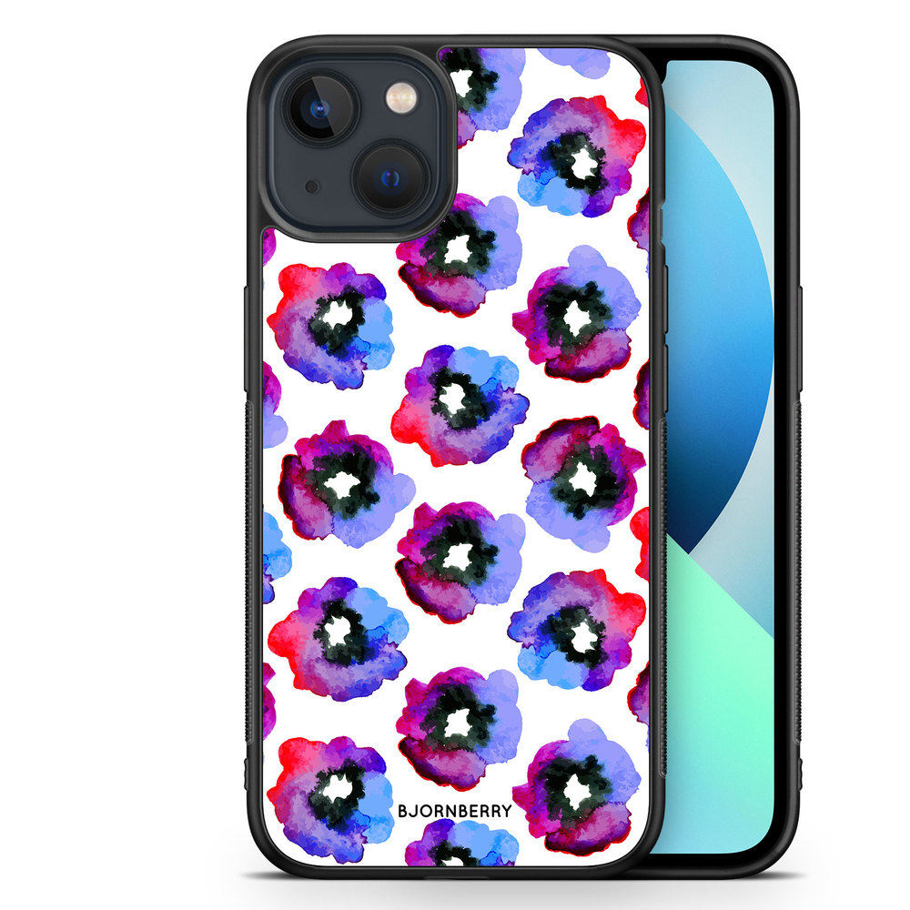 iPhone 13 Mini Case - Violet Flowers