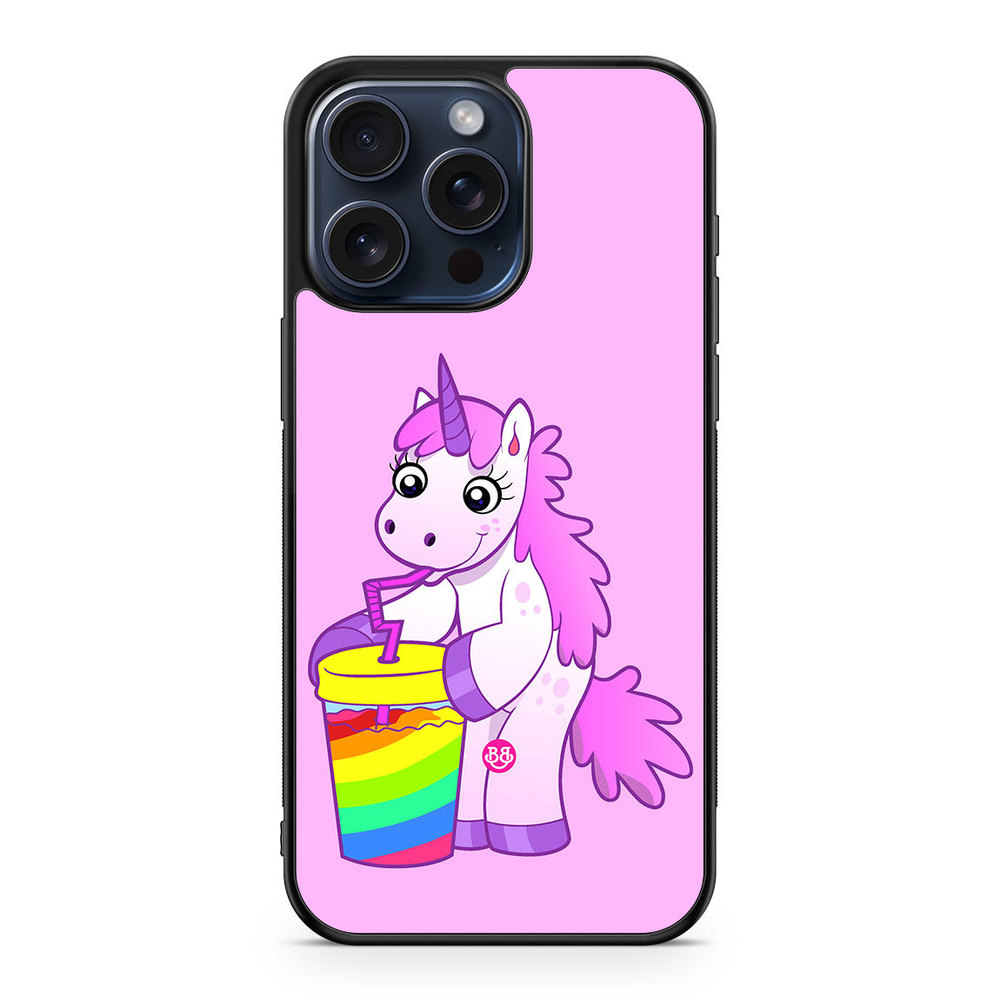 iPhone 15 Pro Max Case - Drinking Unicorn