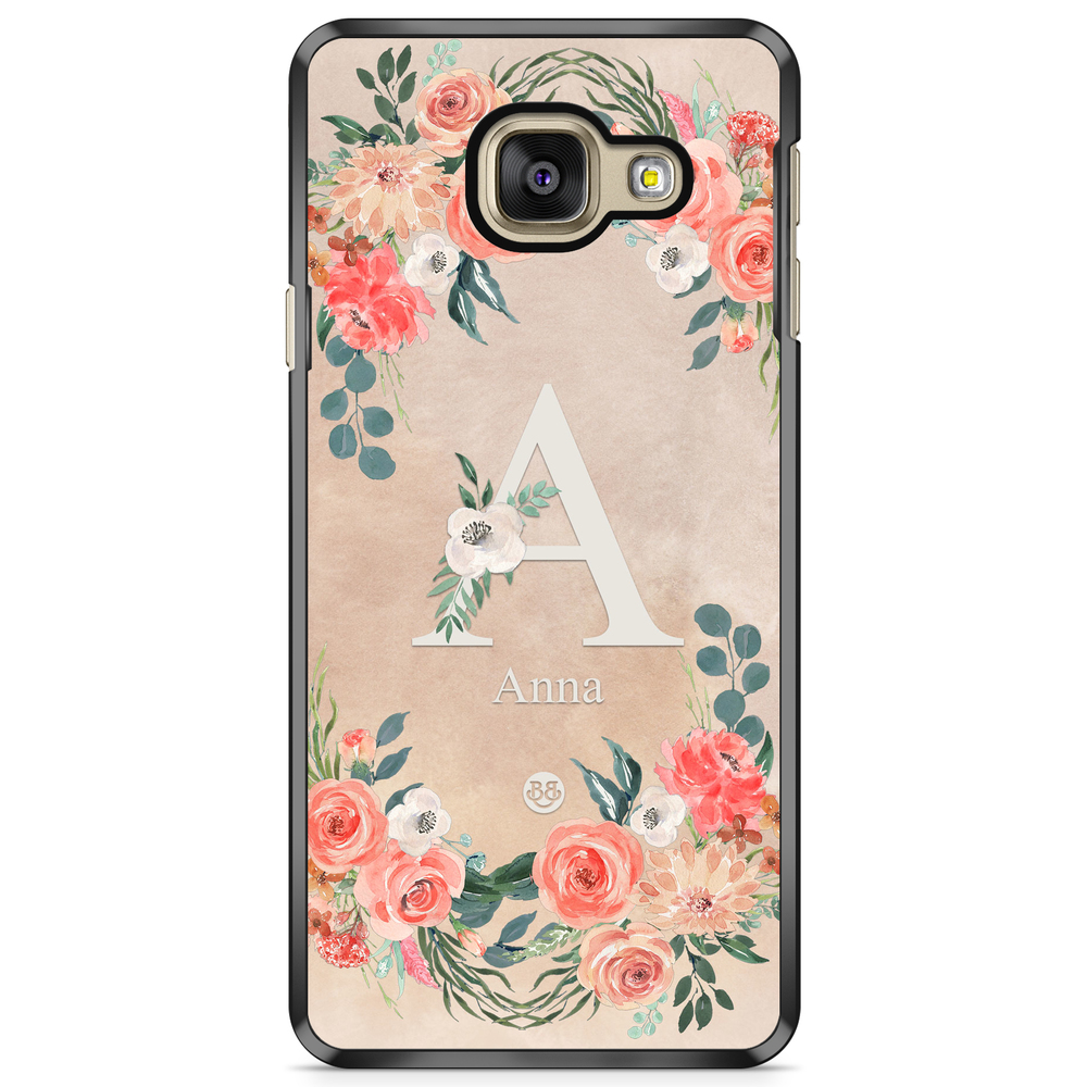 Samsung Galaxy A3 7 (2017) Skal Custom - Monogram Sand | Mobilskal & Mobilfodral BJORNBERRY