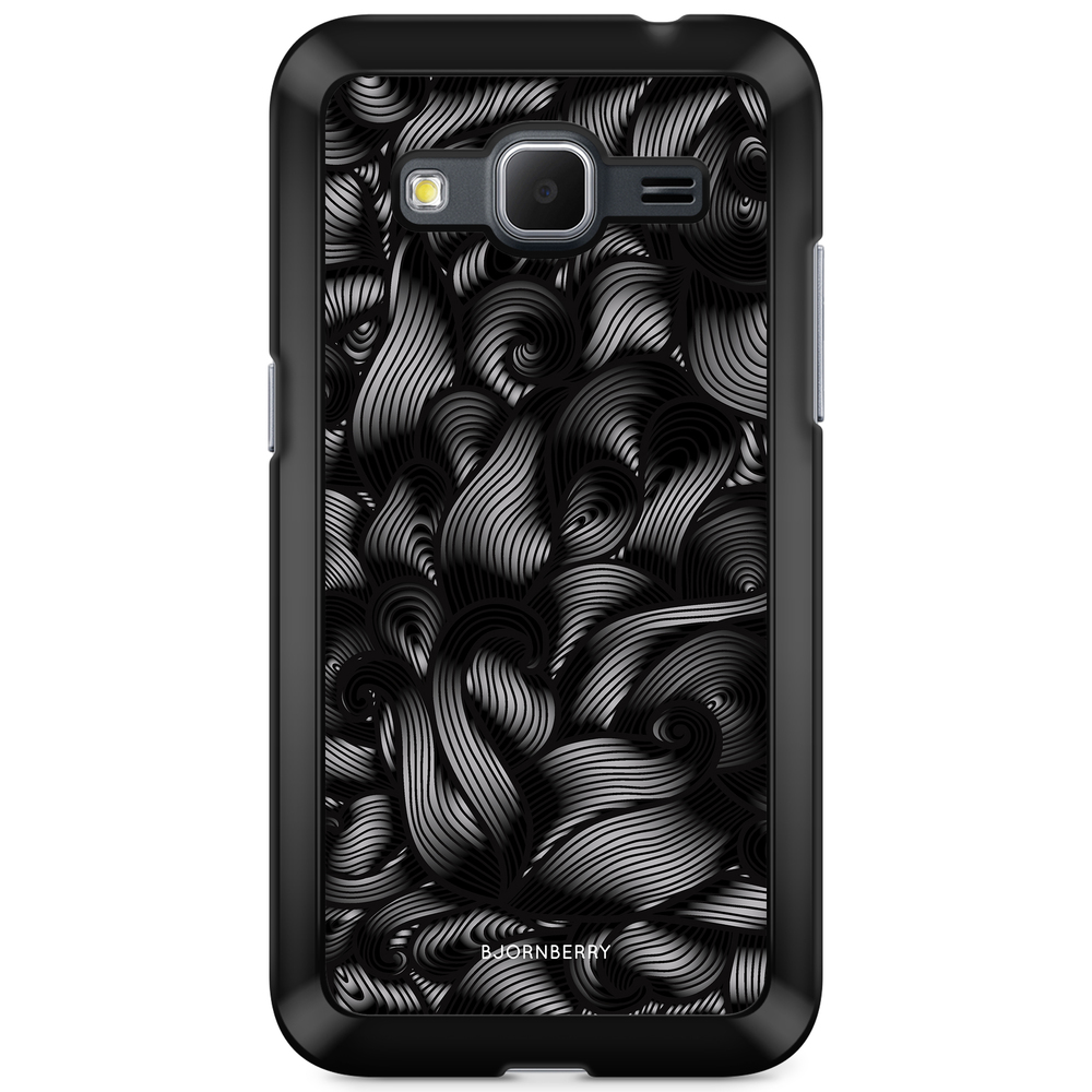 Samsung Galaxy Core Prime Case - Black Waves
